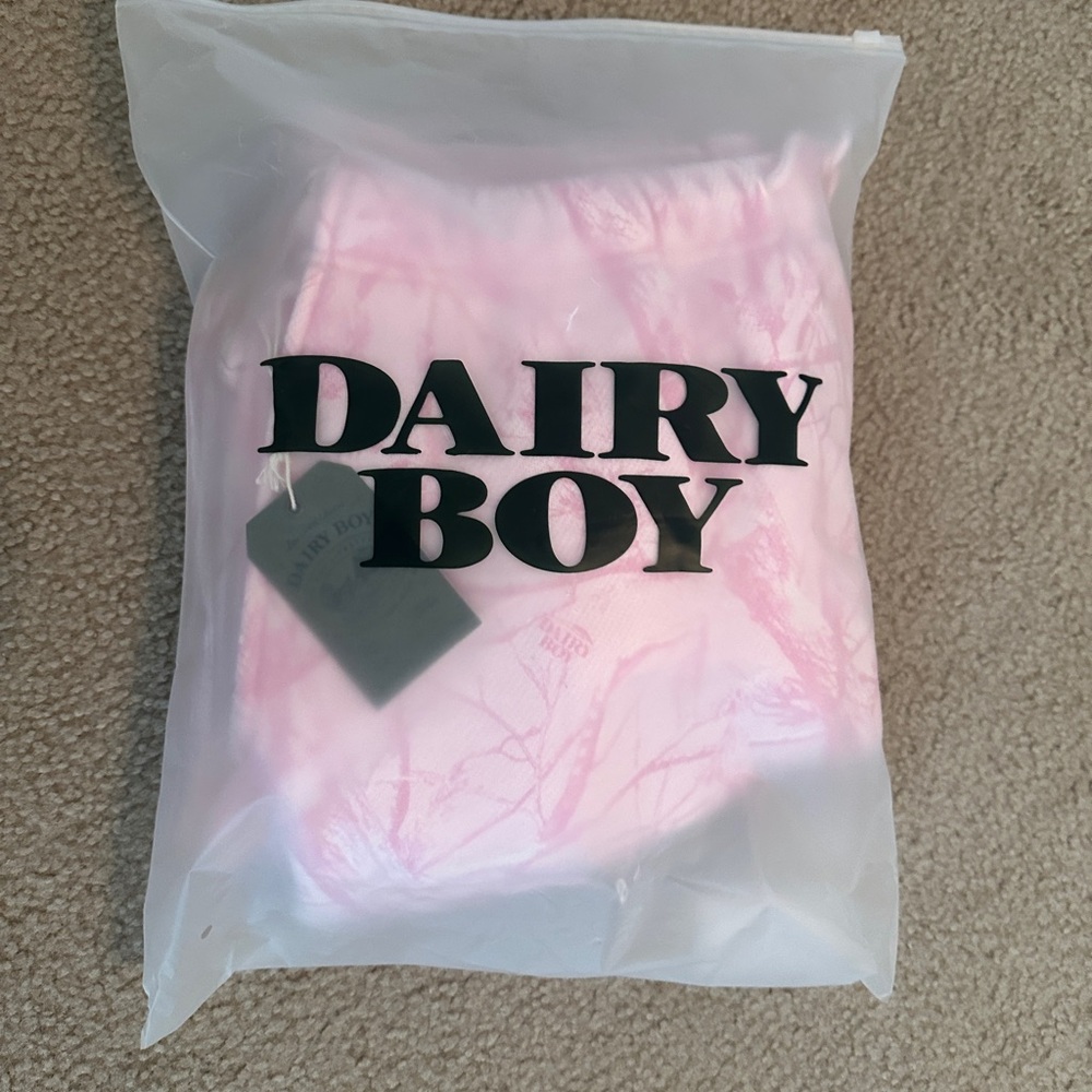 Dairy Boy Bubblegum Pink Camo Sweatpants